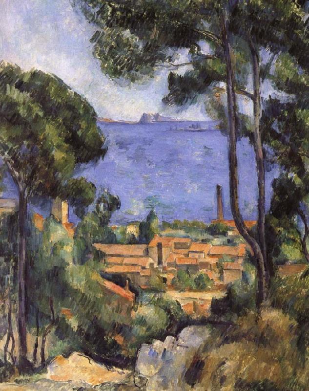 Paul Cezanne seaside scenery oil painting picture